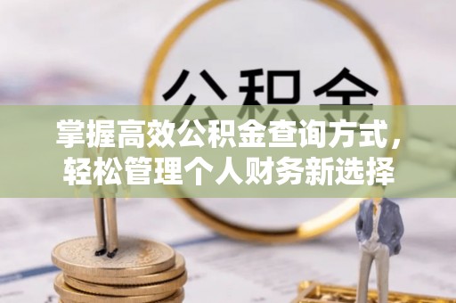 封丘掌握高效公积金查询方式，轻松管理个人财务新选择