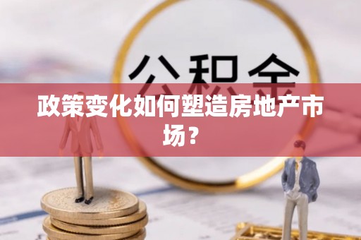 封丘政策变化如何塑造房地产市场？