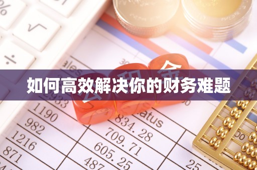 封丘如何高效解决你的财务难题