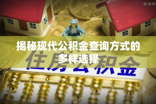 封丘揭秘现代公积金查询方式的多样选择