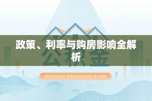 封丘政策、利率与购房影响全解析