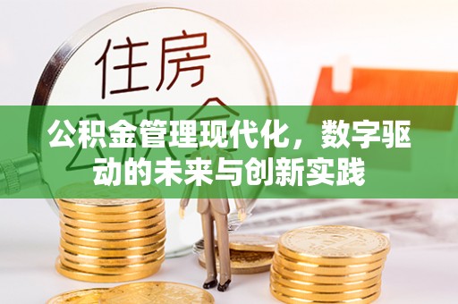 封丘公积金管理现代化，数字驱动的未来与创新实践